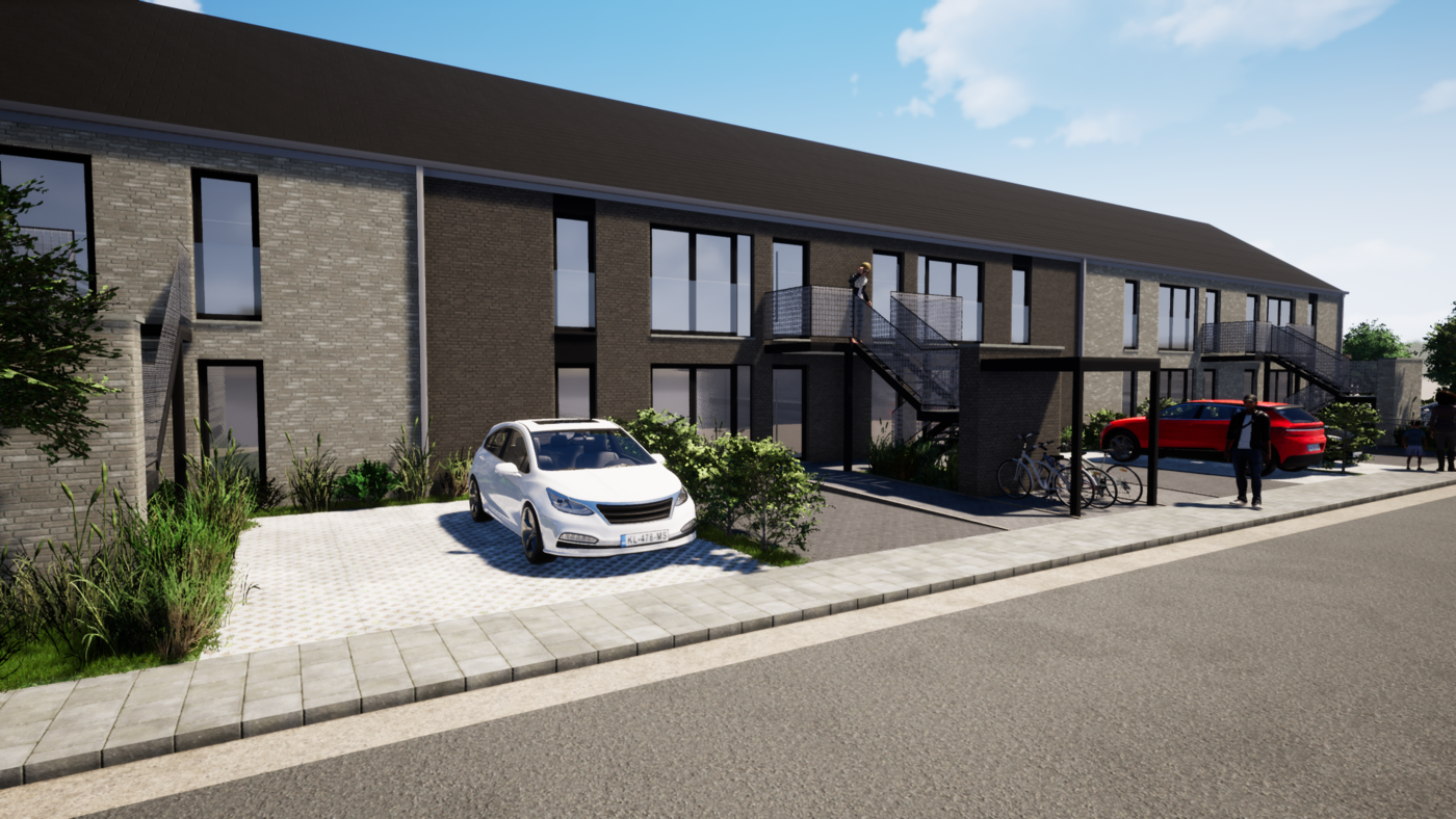 CONSTRUCTION de 10 LOGEMENTS à HAUTE PERFORMANCE ENVIRONNEMENTALE avec VOIRIE