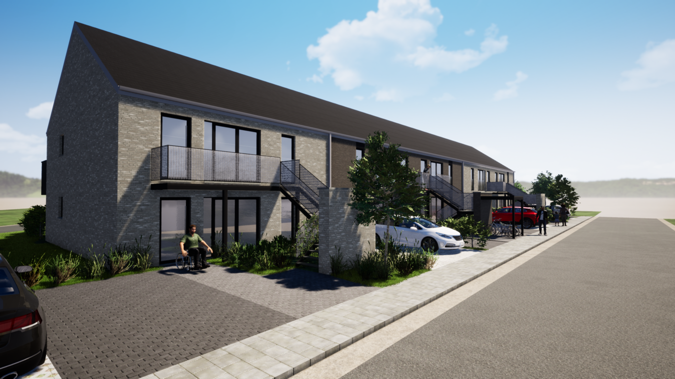 CONSTRUCTION de 10 LOGEMENTS à HAUTE PERFORMANCE ENVIRONNEMENTALE avec VOIRIE